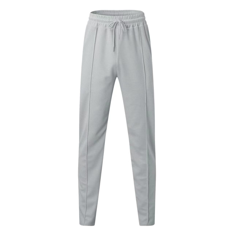 Summer long sleeved pants two-piece sports casual men's set_voghion.com