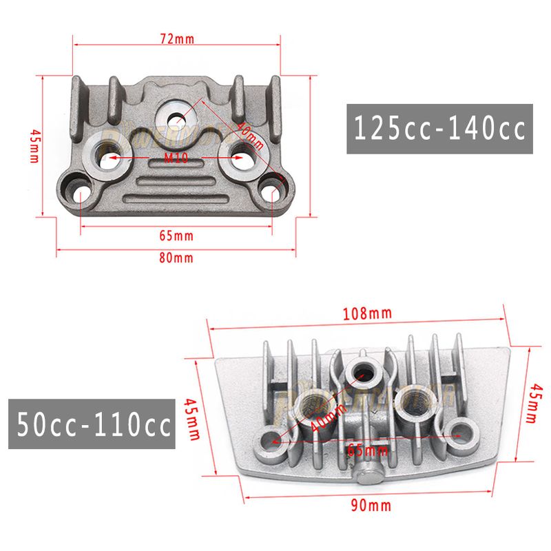 Set răcitor de ulei pentru radiator de motocicletă, răcire cu ulei pentru 50 70 90 110 125 140cc Monkey Bike DAX Pocket Bike ATV Motocross Dirt Bike_voghion.com