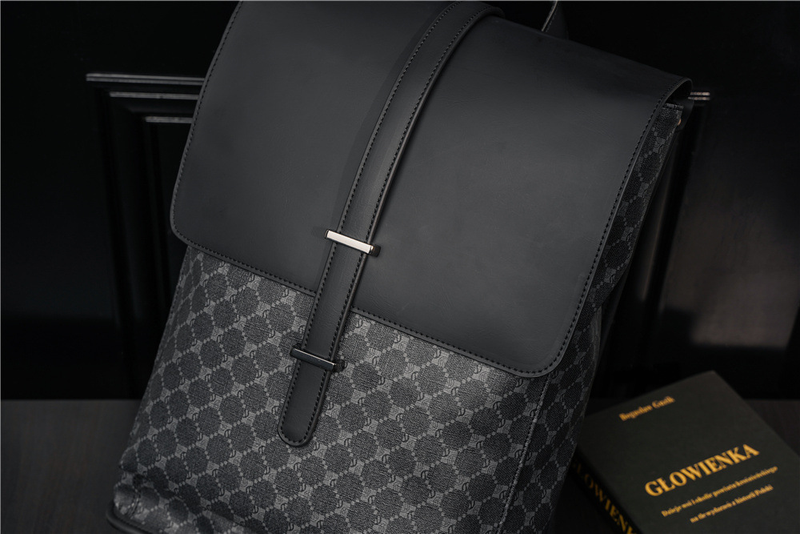 2025 Men's Stylish Backpack - Waterproof 14-17" Laptop Bag, Large Anti-Theft Daypack For College, Gym, Work, Smooth Zipper, Black_voghion.com