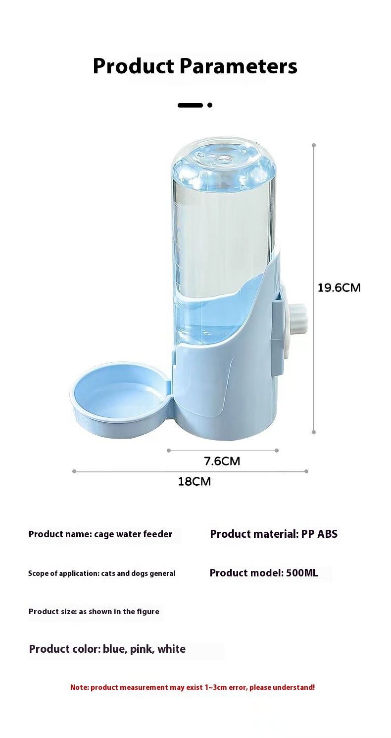 Flower Catching Season Hamster Feeder Dispenser Automatischer auslaufsicherer, dedizierter Wasserflaschen-Hängefütterer_voghion.com