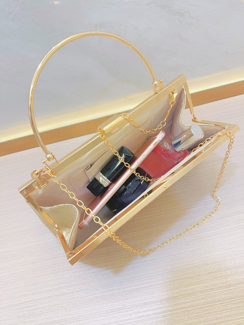 Damen Hochzeitstasche Clutch Abendtasche Partytasche Party Diamantbesetzte Banketttasche_voghion.com