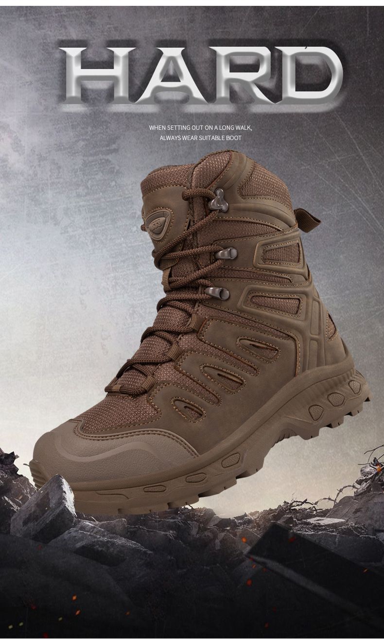 Taktische Delta Mid-Cut-Stiefel für Herren – strapazierfähige, wasserdichte Wander- und Kampfstiefel für Outdoor-Abenteuer (Größen 39–47, Stiefel in mehreren Farben)_voghion.com