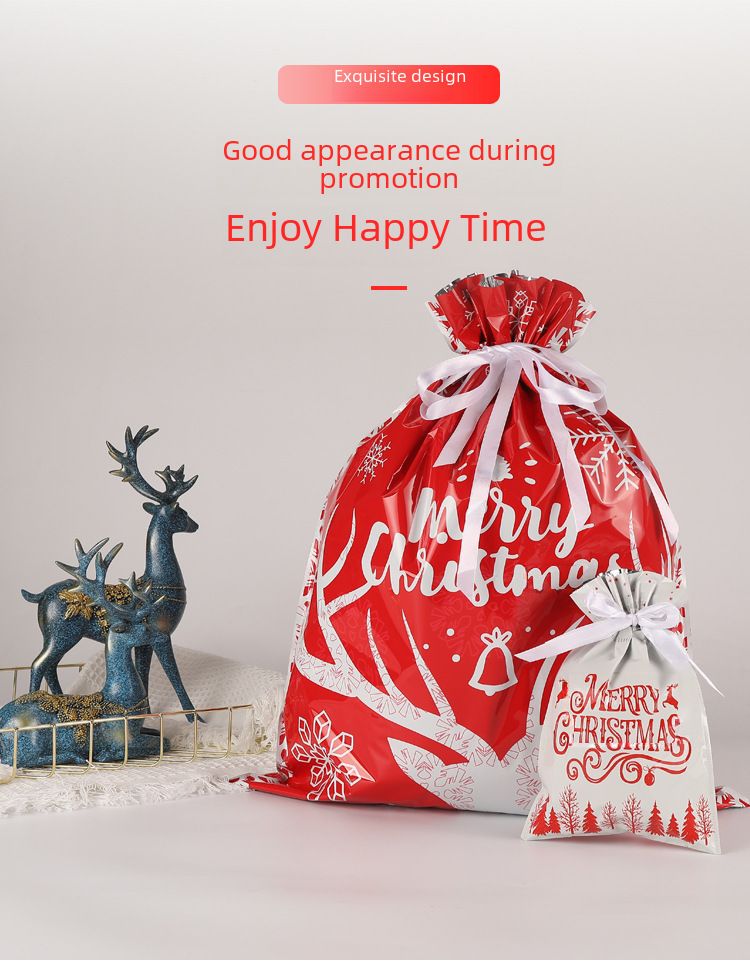 Christmas Gift Bag in stock 2024 New Halloween Drawstring Candy Bag suit Gift Bag _voghion.com
