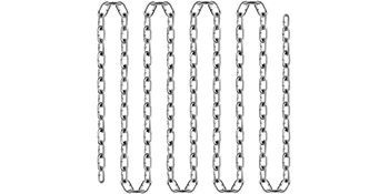 VEVOR Grade 30 Chain 3/16 Inch By 100Ft Length Grade 30 Proof Coil Chain Zinc Plated Grade 30 Chain For Towing Logging Agriculture And Guard Rails_voghion.com