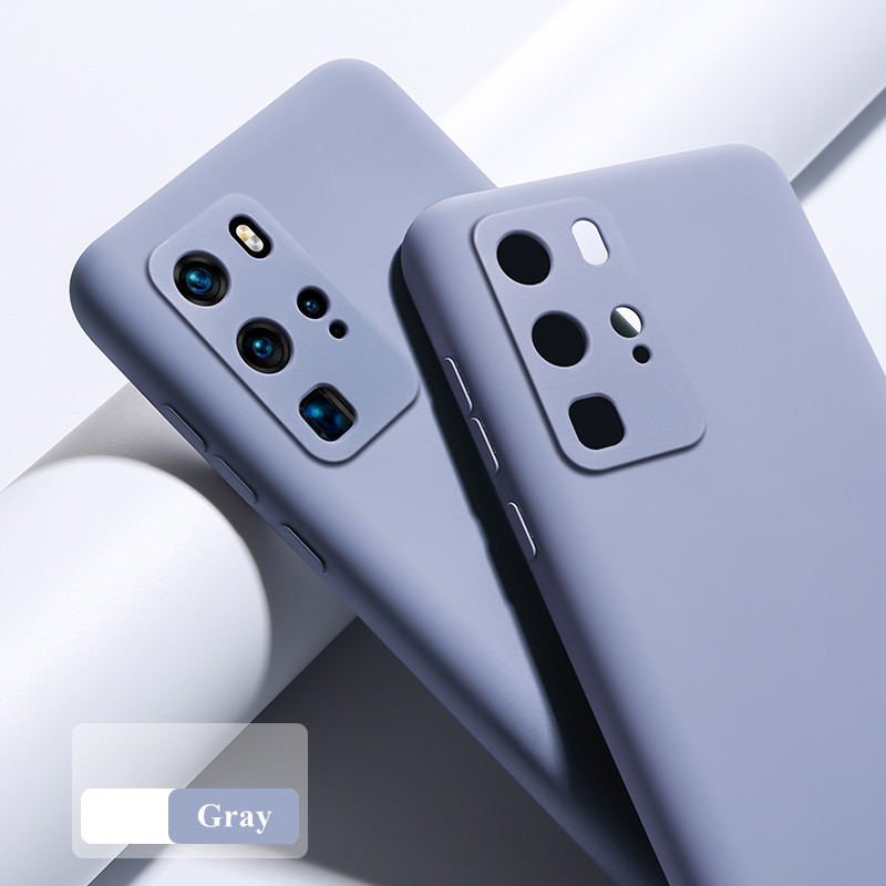 Boucho Luxe Vloeibare Siliconen Voor Huawei P40 Pro+ P20 P30 lite Mate 20 30 honor 10 20 30S X10 V30 Camera Bescherming Zacht_voghion.com