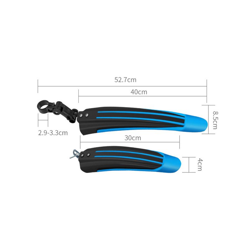 Garde-boue arrière universel pour vélo de route et de montagne, 26 pouces, protection contre la pluie, accessoires pour vélo_voghion.com