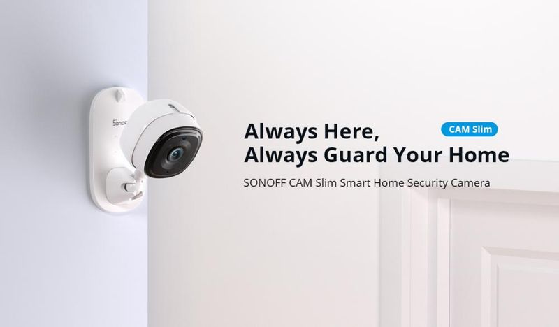 Wholesale Sonoff CAM Slim WiFi Smart Security Camera 1080P HD Motion Alarm Two-Way Audio Scene kage Alexa Google Home_voghion.com