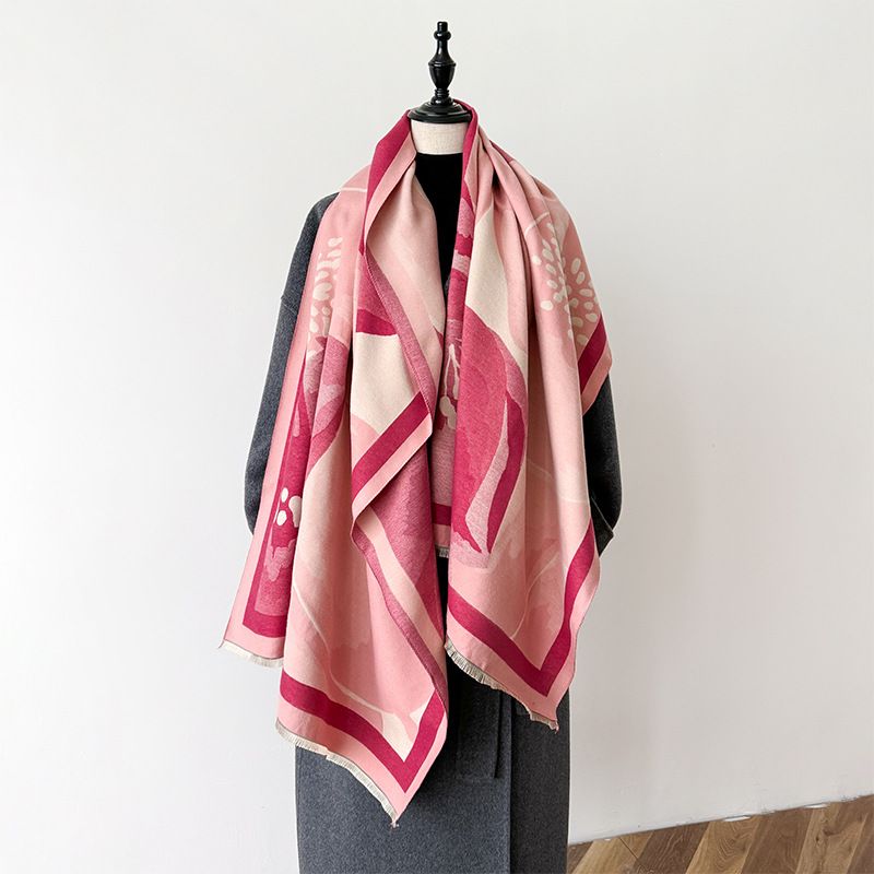 Koreanische Version des Nischenminimalismusstils, warme und dicke Damen im Herbst, High-End-Feeling im Winter, große Schals für Studenten,_voghion.com