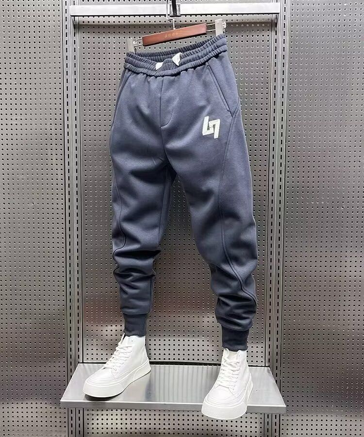 Spodnie męskie Modne męskie luźne spodnie dresowe Uniwersalne obcisłe spodnie Spodnie haremowe Spodnie sportowe ze ściągaczami_voghion.com
