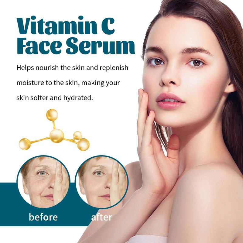 Hoygi Vitamin C Face Essence Gently Moisturizes And Hydrates Fine Lines, Firming And Brightening Soft Skin_voghion.com
