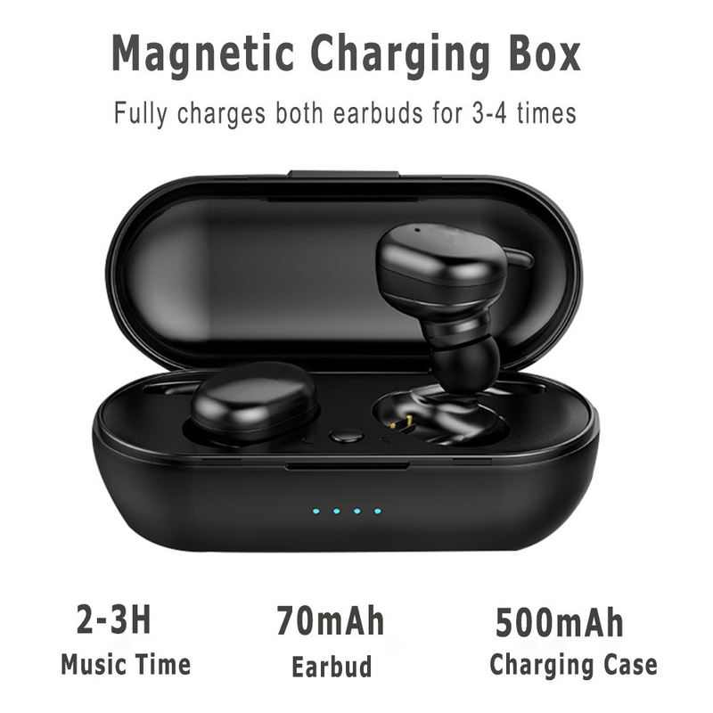 Drahtlose Bluetooth 5.0 TWS-Geräte, Anti-Bruch-Kopfhörer, Lautsprecher, mit Mikrofon, für iPhone, Samsung, Huawei_voghion.com
