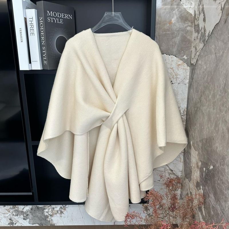 Women's Shawls Senna Shawl Cape Coat Women Autumn And Winter New Style High End Woolen Coat_voghion.com