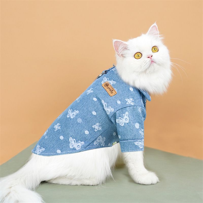 Maglietta da cowboy con corda di trazione Teddy da combattimento Abbigliamento per animali domestici per gatti Forniture per cani di piccola e media taglia_voghion.com