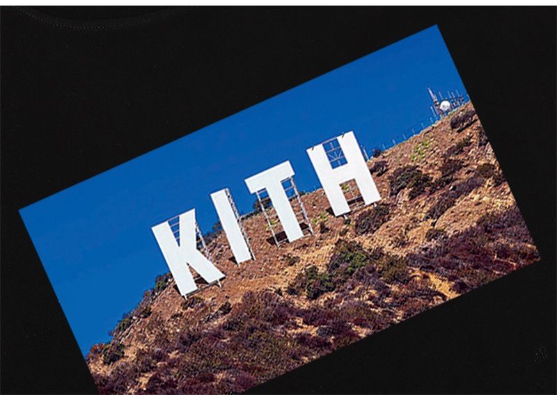 Kitt Hollywood Sign Foto T-Shirt für Herren und Damen mit amerikanischem Straßenaufdruck_voghion.com