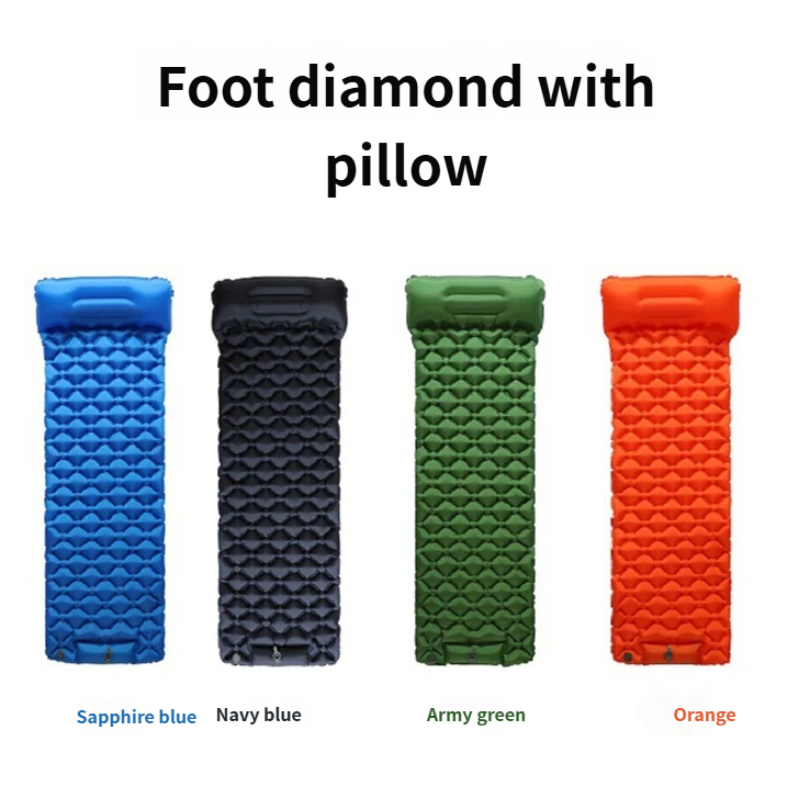Thickened Outdoor Foldable Portable Tent Nap Ground Moisture-proof Single Double Egg Nest Inflatable Mat_voghion.com