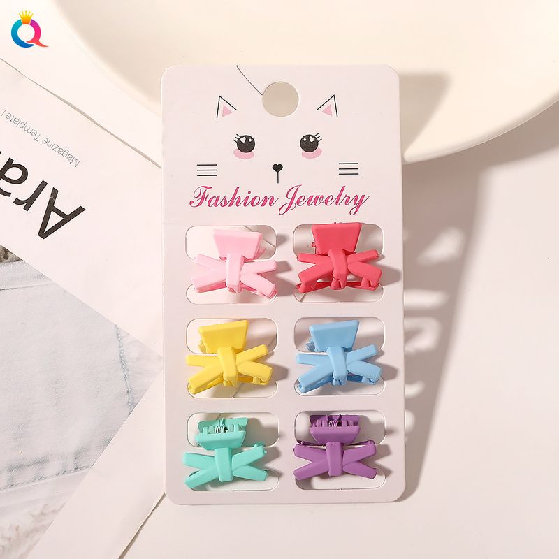 Mini-Haarspangen-Set – 6-teiliges Haarklammer-Set in matten Pastellfarben für Damen (klein, rutschfest, vielseitig für Ponyfrisuren und Hochsteckfrisuren)_voghion.com