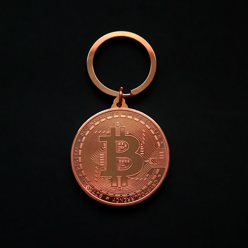 Μόδα Bitcoin Σχέδιο γυαλί Cabochon Μεταλλικό μενταγιόν Κλασικό ανδρικό γυναικείο μπρελόκ μπρελόκ κοσμήματα μπρελόκ Δώρα_voghion.com