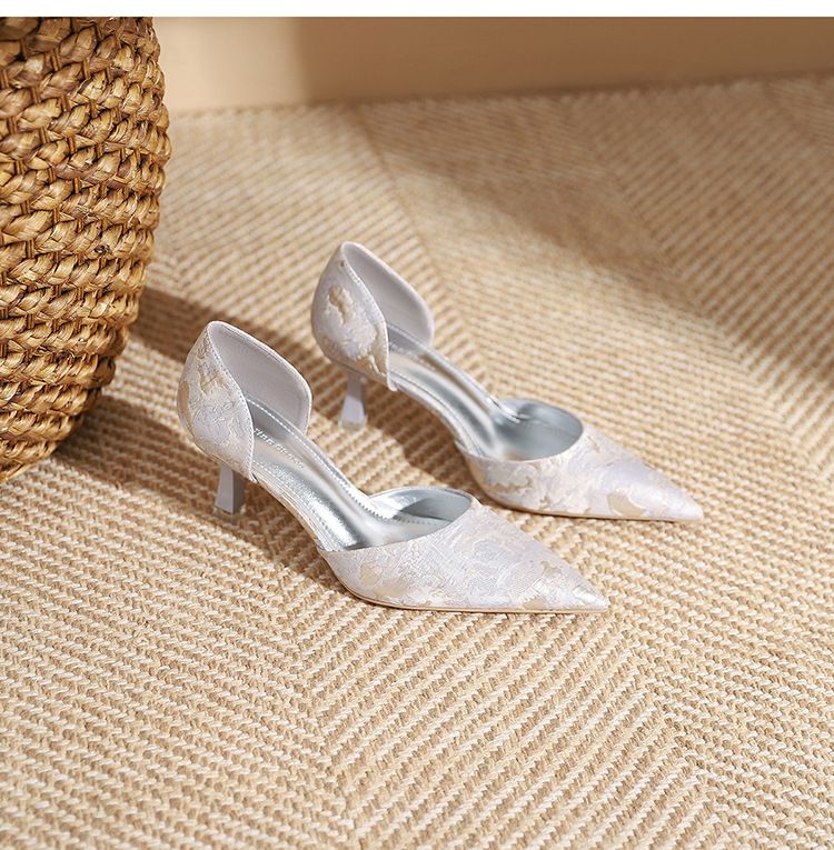 699-109 Scarpe da donna con tacco a spillo, punta francese, nuove, di alta qualità, stile fata singolo, cave_voghion.com