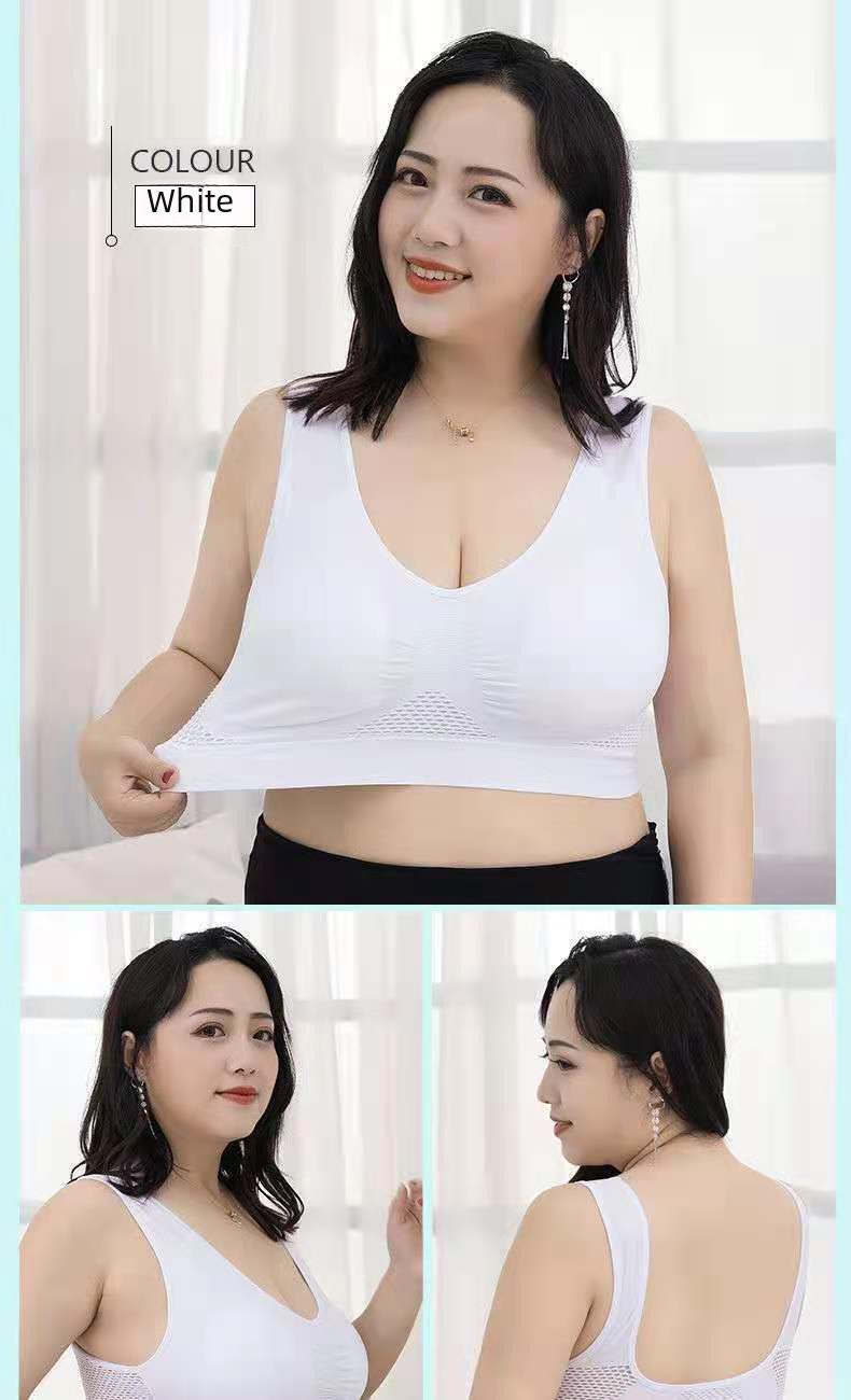 Γυναικείο αθλητικό σουτιέν Intimates με τρύπες από πλέγμα Αθλητικό σουτιέν Γιόγκα Αθλητικά χωρίς ατσάλι Εσώρουχα κορίτσι_voghion.com