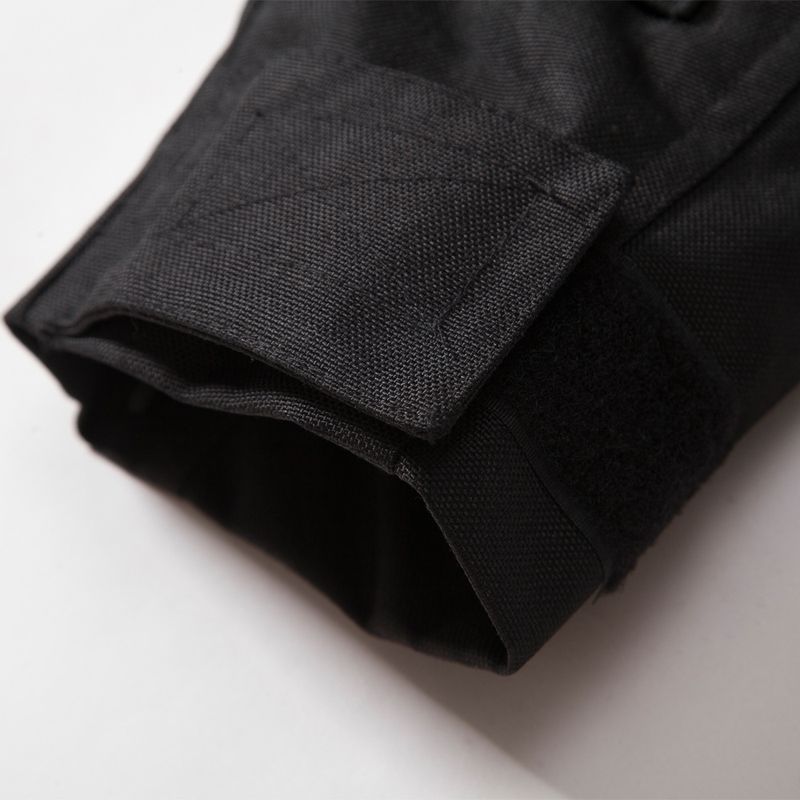 Tactical Jacket Men's Windproof Anti-scratch Motorcycle Outdoor Military Style Jacket - Lightweight Durable Nylon Adjustable Cuffs Multi-pocket Design_voghion.com