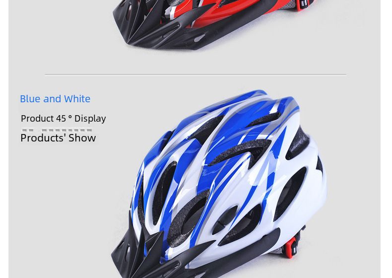 Spot Vëloshelm Vëlo Mountainbike Stroossevelo Reithelm integréiert verstellbar Outdoor Sport Reideausrüstung_voghion.com