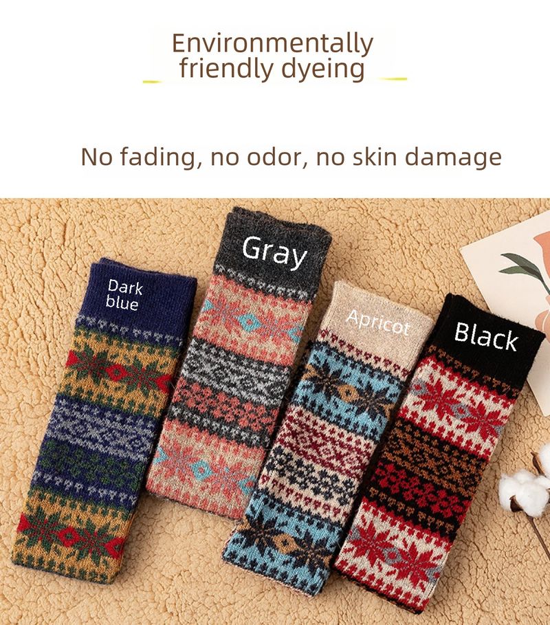 Bas chauds au-dessus du genou pour l'automne et l'hiver, chaussettes longues en laine de lapin, bottes, leggings de danse carrée, chaussettes antidérapantes au genou pour femmes_voghion.com