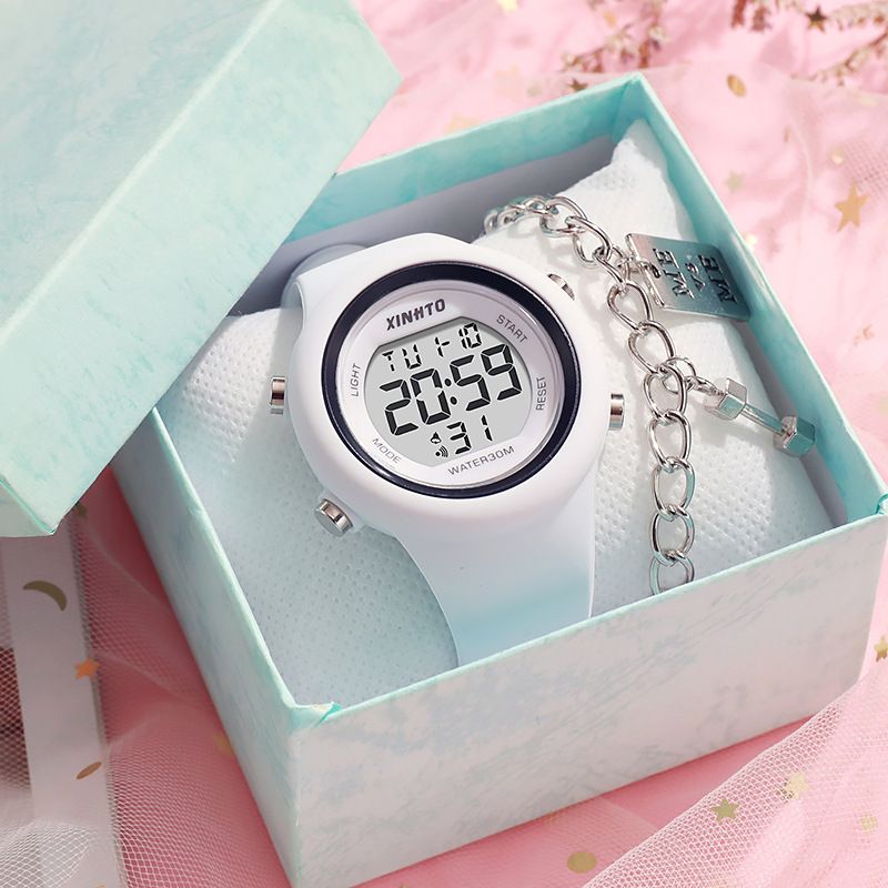 Academy Style Simple Fashion High-End-Student für Mittel- und Oberschülerinnen Nische Ins wasserdichte Sportelektronik_voghion.com