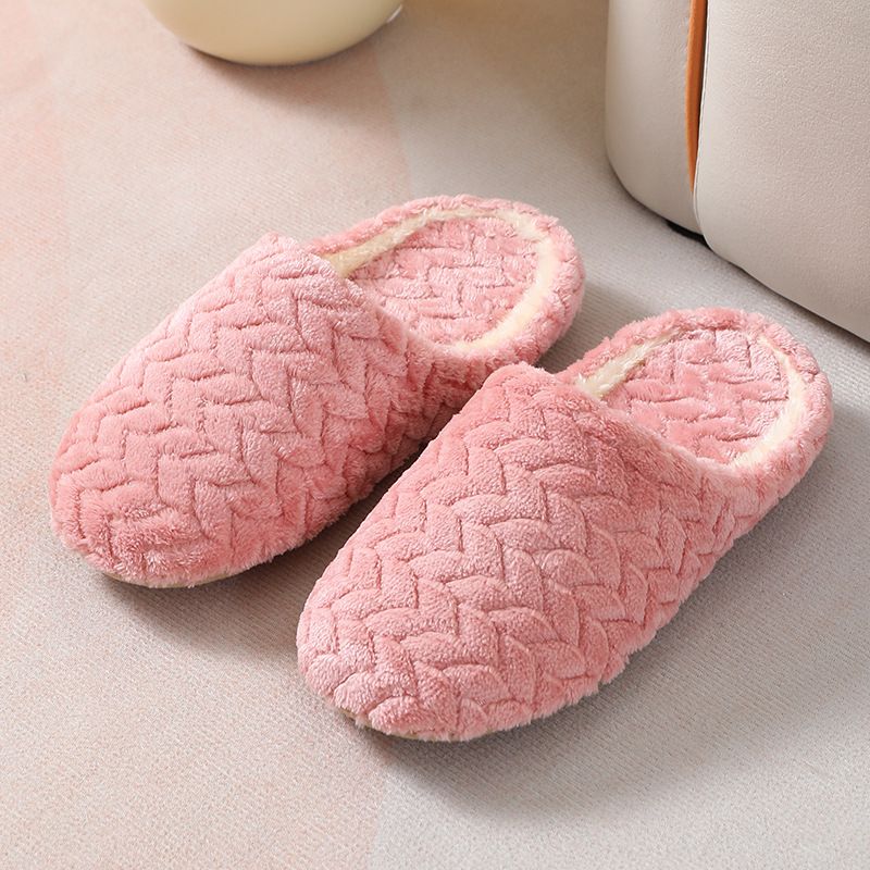Nuove pantofole da interno in cotone con suola morbida e silenziosa in jacquard giapponese, con pavimento in legno antiscivolo_voghion.com