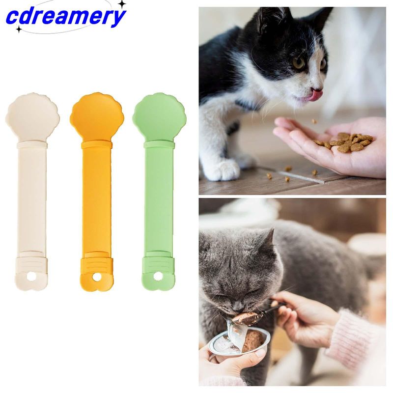 1 cucchiaio a forma di zampa per gatti, per cuccioli, multiuso, leggero, per animali domestici, per nutrire gatti, per leccare gattini._voghion.com