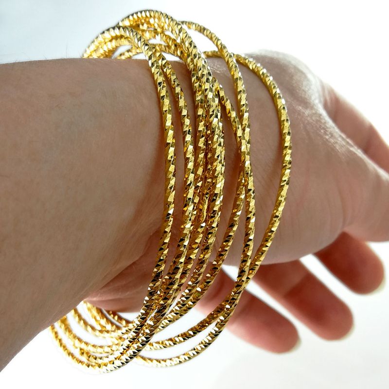 9 stk. forbundet vakuumbelægning meget smuk armring til piger_voghion.com