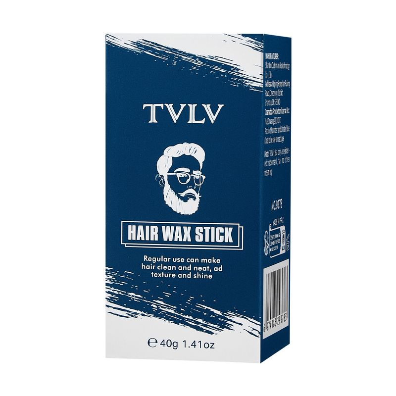 TVLV Wosk do stylizacji włosów dla mężczyzn Mocny lakier do włosów Zapach Gładki utrwalony wosk do włosów w sztyfcie Żel 40g_voghion.com