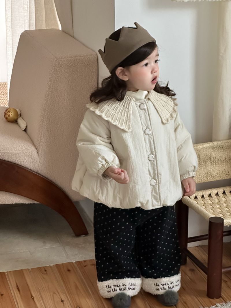 Alyce-xiyue1baobao Girls' Cotton Jacket 2025 Autumn Winter New Baby Clothes Thickened Warm Korean Style Children's Fleece Set_voghion.com