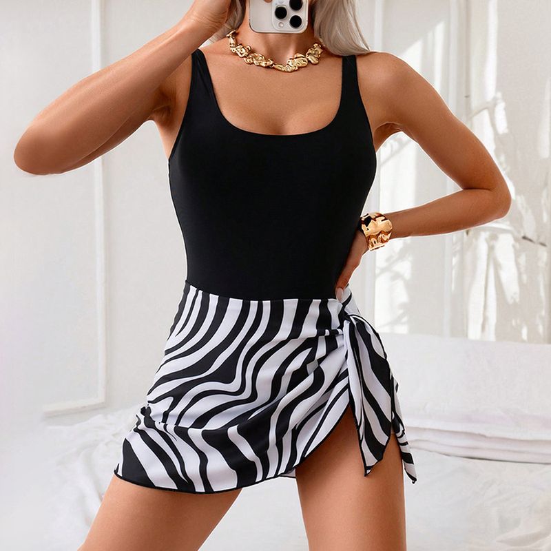 Maillot de bain une pièce imprimé sexy moulant pour femme_voghion.com