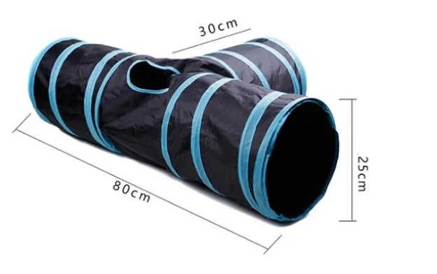 Cat Tunnel Foldable Pet Tunnel Play Funny tent many Holes Kitten Rabbit outdoor Indoor Training Play Tube Cat Dog Game Pipe_voghion.com