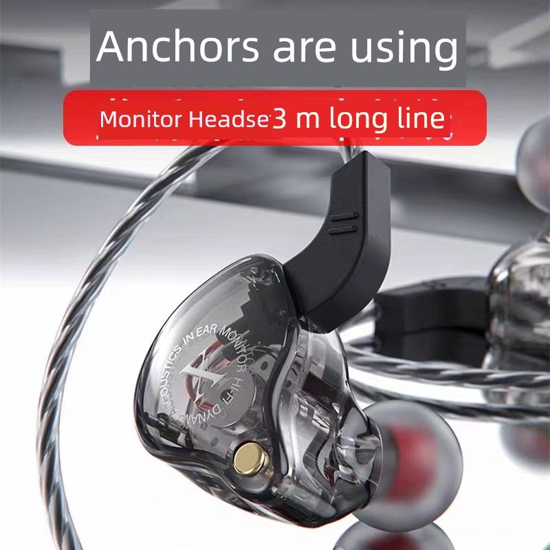 Fengge X2 Original 6d In-Ear 1.2 Mit Kopfhörer und 3 M langem Soundkartenmonitor ohne Mikrofon_voghion.com