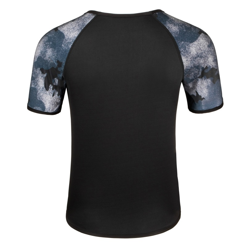 Body Shaper da uomo Tuta da sauna Camicia da sudore Biancheria intima dimagrante Camicia per dimagrire Bruciatore di grasso Allenamento Canotta termica_voghion.com