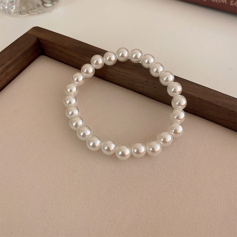 Braccialetto di perle d'acqua dolce irregolari e geometriche, semplice, alla moda, stile palazzo, elegante, gioiello_voghion.com
