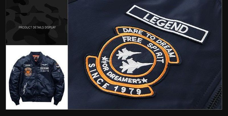 2024 Herren Winter Hip Hop Dicke warme Jacke Militär Motorrad Ma-1 Aviator Pilot Baumwolle Parka Männlich Baseball Bomber_voghion.com