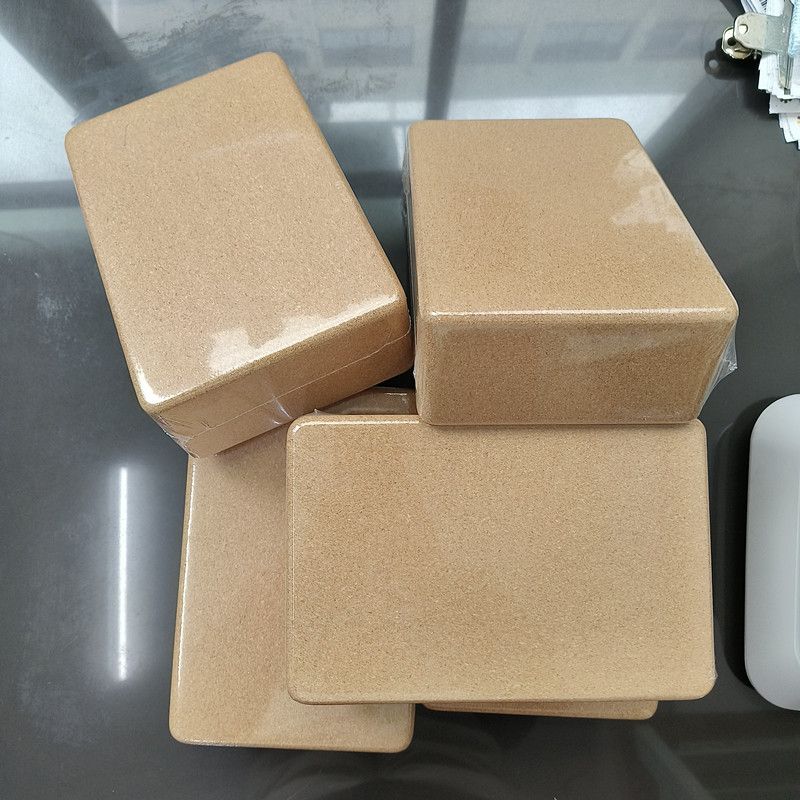 Cork Yoga 369 Can Add Logo High-Density Oak Dance Non-Slip Leg Press Fitness Brick_voghion.com