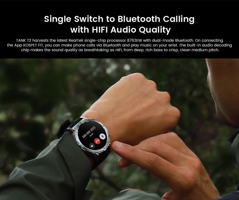 Adatto KOSPET Tank T2 AMOLED Smart Watch, Fitness Tracker, Monitor del sonno e dell'ossigeno nel sangue, Dispositivi indossabili per_voghion.com