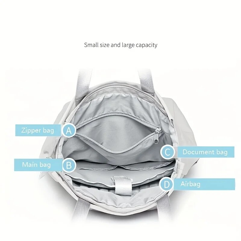 Kadın Sırt Çantası Su Geçirmez Şık Dizüstü Bilgisayar 13, 13,3, 14, 15,6 İnç Kore Moda Oxford Kanvas USB Üniversite Sırt Çantası_voghion.com