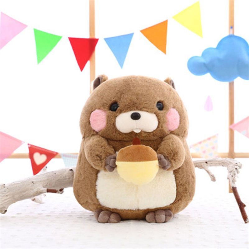 Toy Plush Groundhog Cute Soft And Huggable Stuffed Animal For And Pets Kids_voghion.com