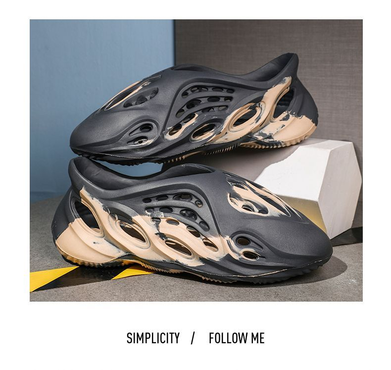 Tolle einheimische Sommersandalen, lässige Sportschuhe mit mittelgroßen Löchern, einfache, stylische Herren- und Kinderschuhe_voghion.com