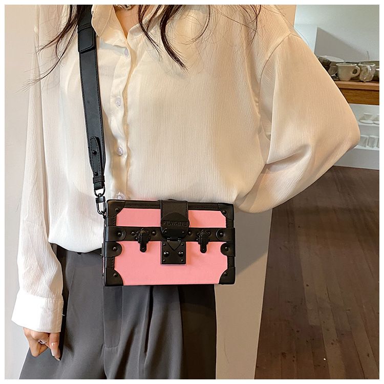 Γυναικεία τσάντα Crossbody, Ρετρό μικρή τσάντα σε κουτί, Γυναικεία τσάντα Crossbody, Μικρή τετράγωνη τσάντα_voghion.com