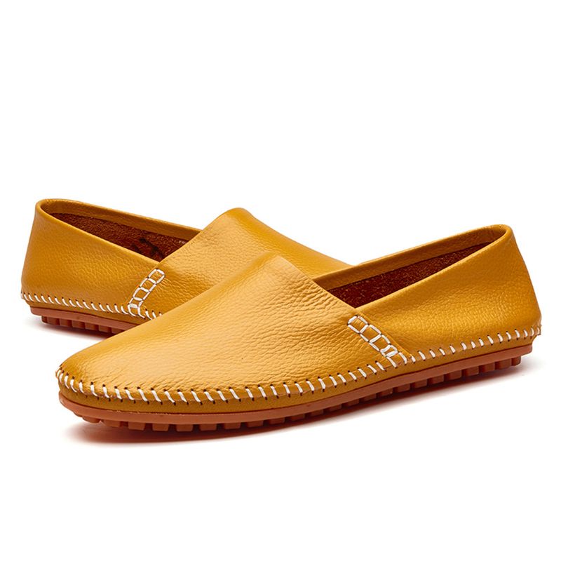 Men's Driving Moccasins Slip-On Loafers - Lightweight Breathable Casual Shoes With Rubber Sole, Comfortable For Daily Wear_voghion.com