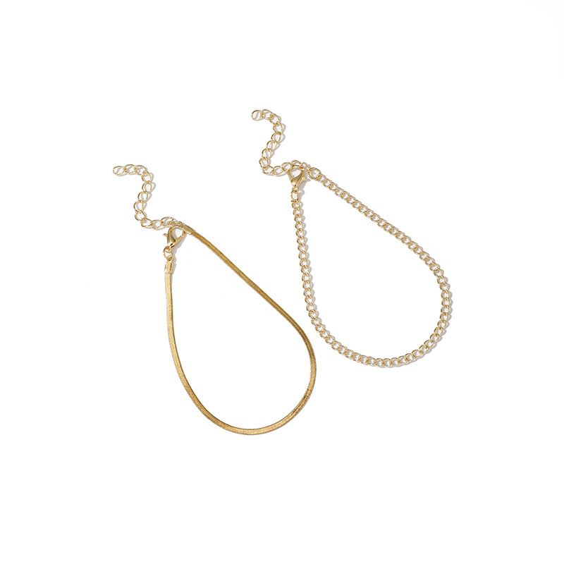 New Combination Jewelry Fashionable Minimalist 2-piece Set Bracelet And Foot Chain Specially Designed_voghion.com