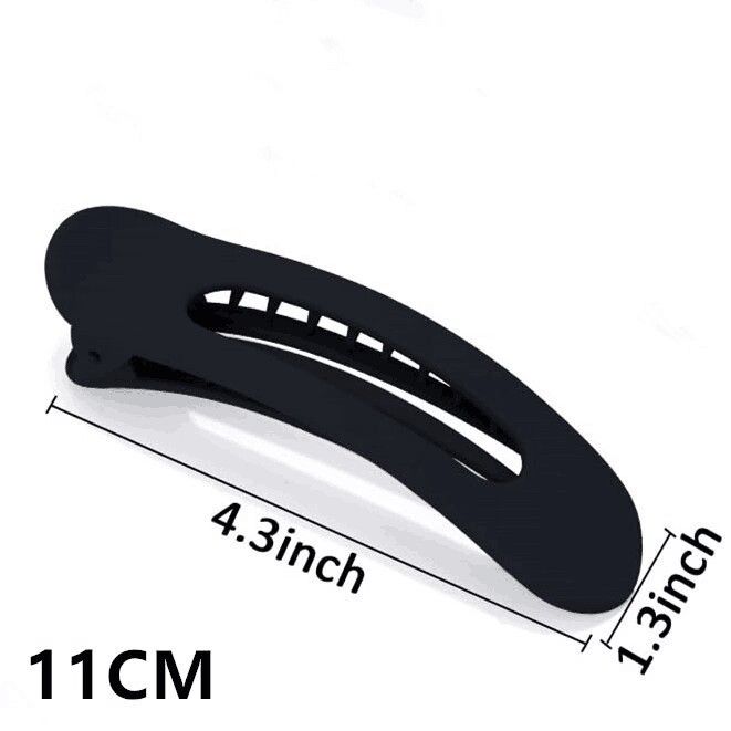 Haarnadel-Entenschnabelclip der Frosted-Serie, seitlicher Clip für gebrochenes Haar, modischer All-Match-Clip zum Waschen des Gesichts_voghion.com
