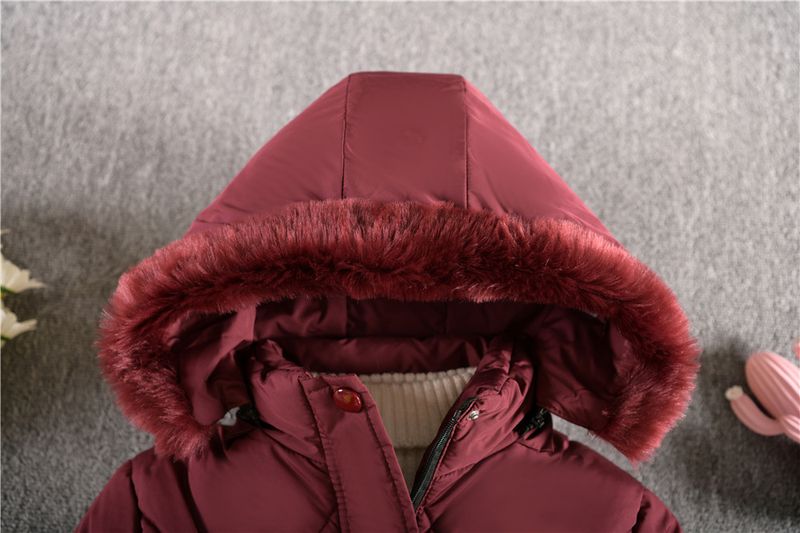 Außenhandel Kinderkleidung Mädchen Baumwollmantel Europäischer und amerikanischer Kinderbaumwollmantel Neu 2023 Verdickter Außenhandel Mädchen Baumwollmantel_voghion.com