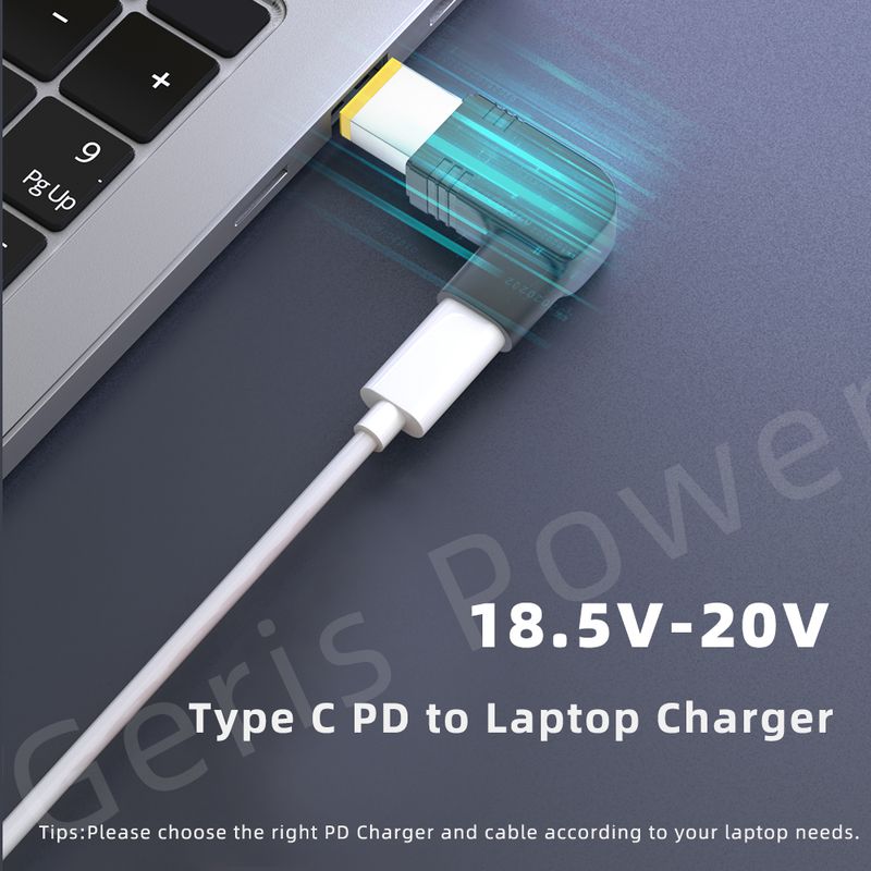 Laptop Power Adapter Connector DC Plug USB Type C Female To Universal Male Jack Converter For HP Dell Asus Acer Lenovo_voghion.com