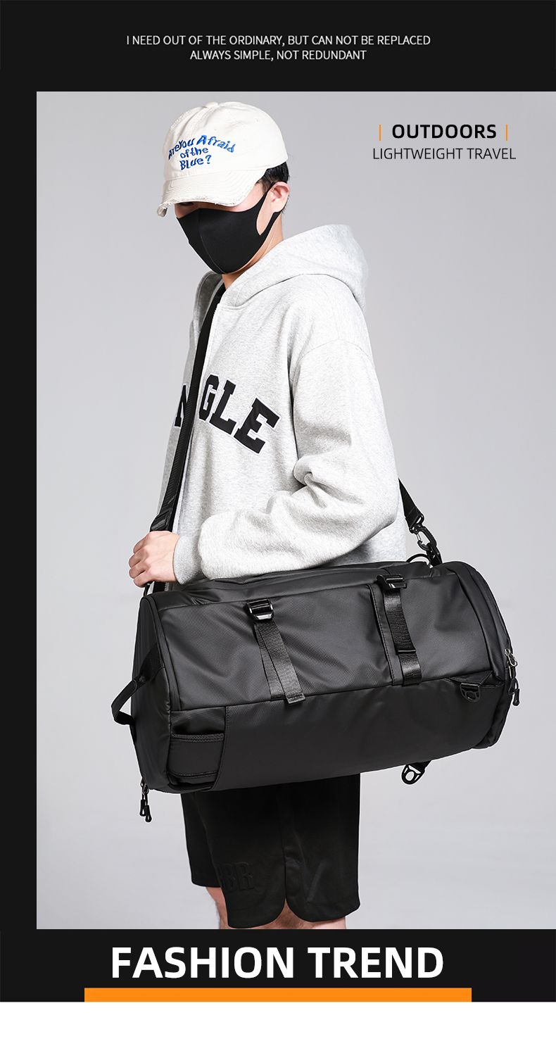 Men's Backpack Outdoor Cycling Multifunctional Travel Business Trip Fitness Large Capacity Sports Hiking Bag_voghion.com